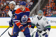 NHL: Stanley Cup Playoffs-Vancouver Canucks at Edmonton